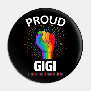 Proud Gigi Gay Lgbt Pin