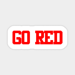 Camp Color Wars- Go Red Magnet