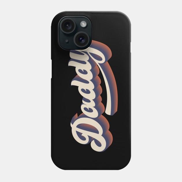 Daddy Typography swirl vintage Phone Case by SpaceWiz95