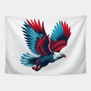 Colorful Flying Eagle Tapestry