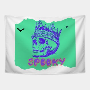 Spooky skull Tapestry