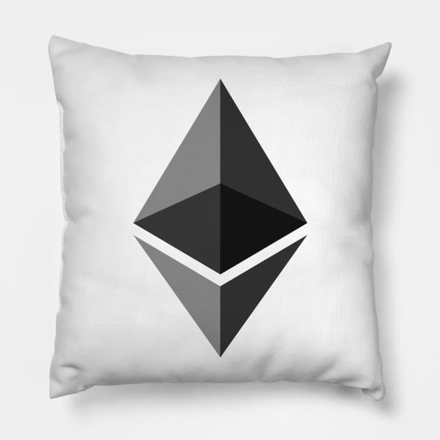 Classic Ethereum Pillow by phughes1980