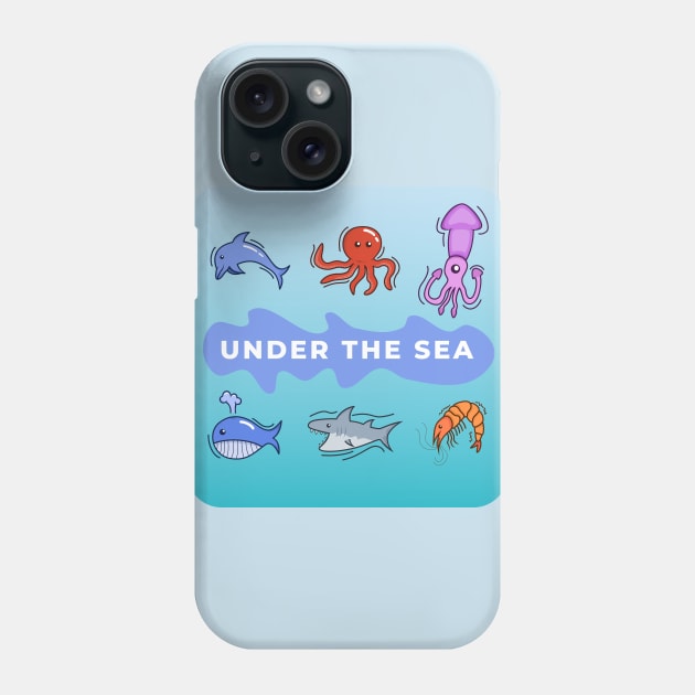 Under the Sea Phone Case by Hygra Creative