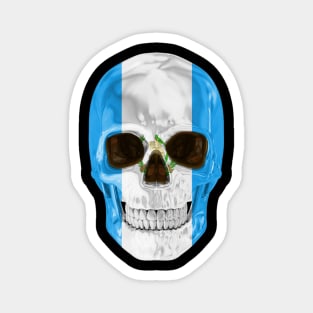 Guatemala Flag Skull - Gift for Guatemalan With Roots From Guatemala Magnet