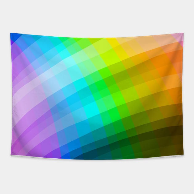 Colorful Dimensional Crisscross Design Tapestry by KelseyLovelle