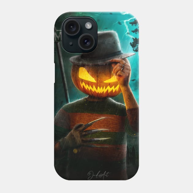 Nightmare on Elm St. Phone Case by Jendi Art