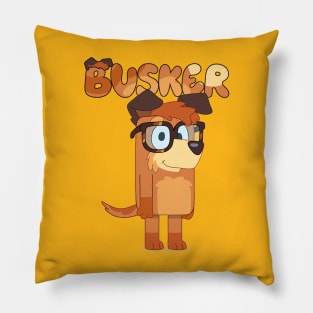 The Busker dog Pillow