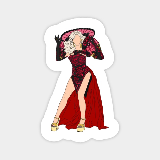 Alyssa Edwards Magnet by doctorbihcraft