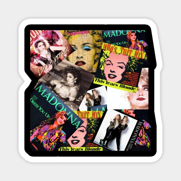 queen of pop early days Magnet by unique designs uk