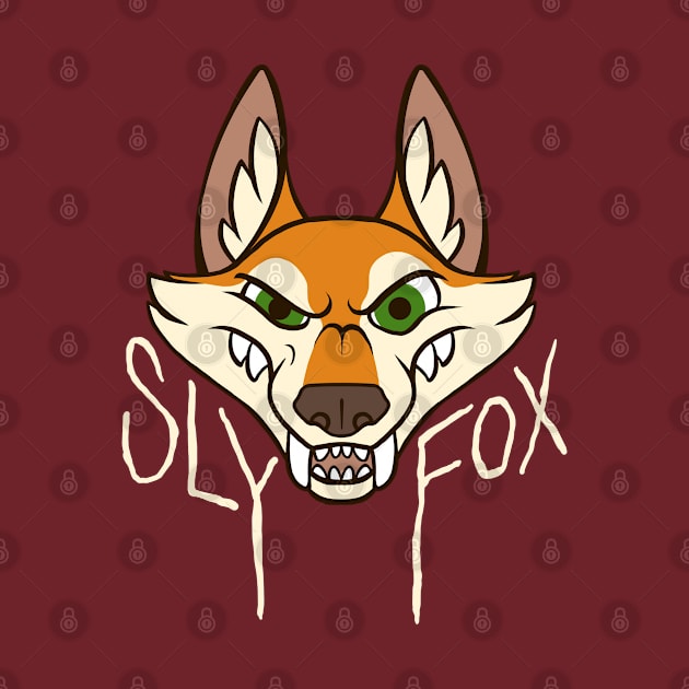 Sly Fox - Light Text by CliffeArts