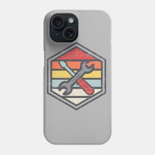 Retro Badge Tools Light Phone Case