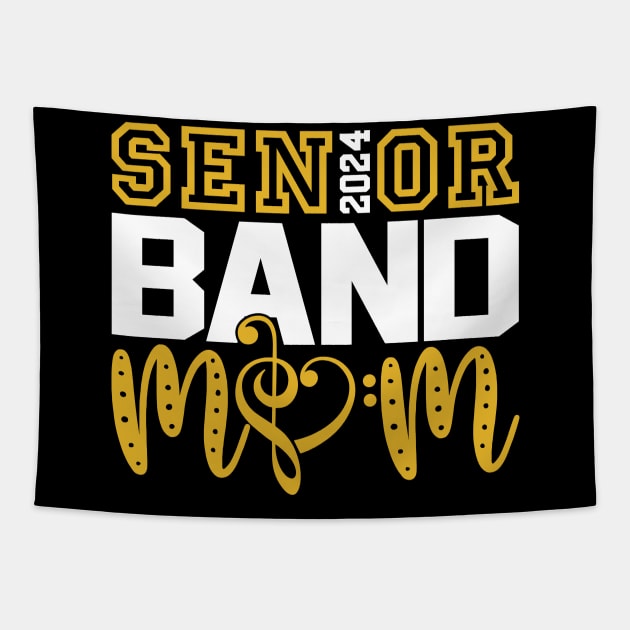 Senior 2024 Band Mom Tapestry by Petra and Imata