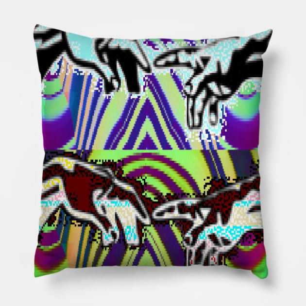 Gothic Psychedelic Art Creation By LowEndT-Shirts Pillow by LowEndGraphics