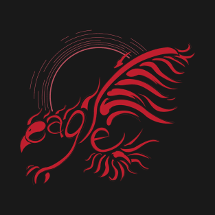 Flying Eagle - Red T-Shirt