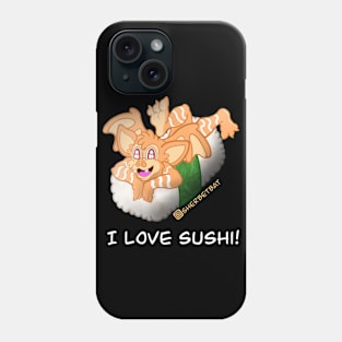 "I love Sushi" Sushi Bat Phone Case