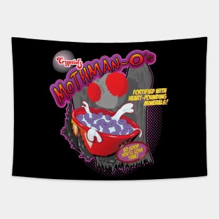 Funny Mothman Shirt Mothman Cereal Mashup Funny Design Tapestry