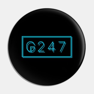 G247 logo glitched v3 Pin