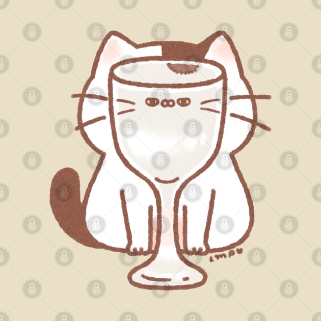 Cat glass by chichilittle