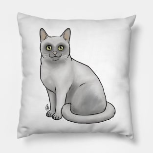 Burmese Cat - Platinum Pillow