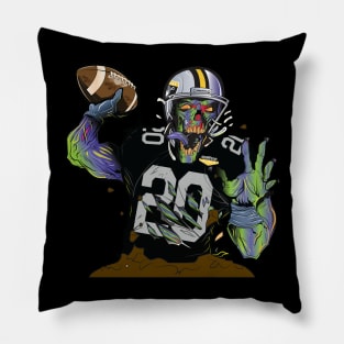 las vegas raiders zombie Pillow