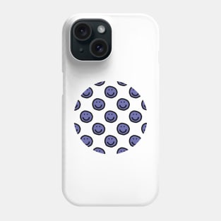 Very Peri Periwinkle Happy Smiley Face Pattern Color of the Year 2022 Phone Case