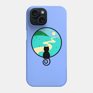 The path of the Cat Phone Case