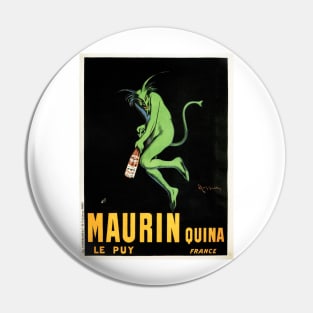 Devil MAURIN QUINA Liquor Absinthe Art Deco France Leonetto Cappiello Pin