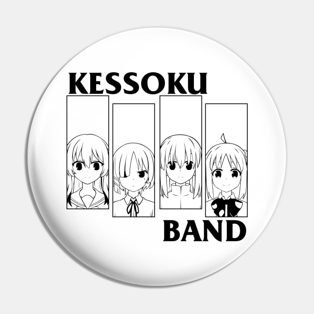 Kessoku Band x Black Flag II Pin by Soulcatcher