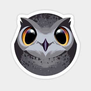 Bubble Great Horned Owl Magnet