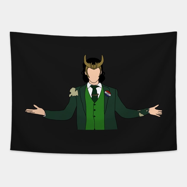 President Loki Tapestry by sara-fanarts