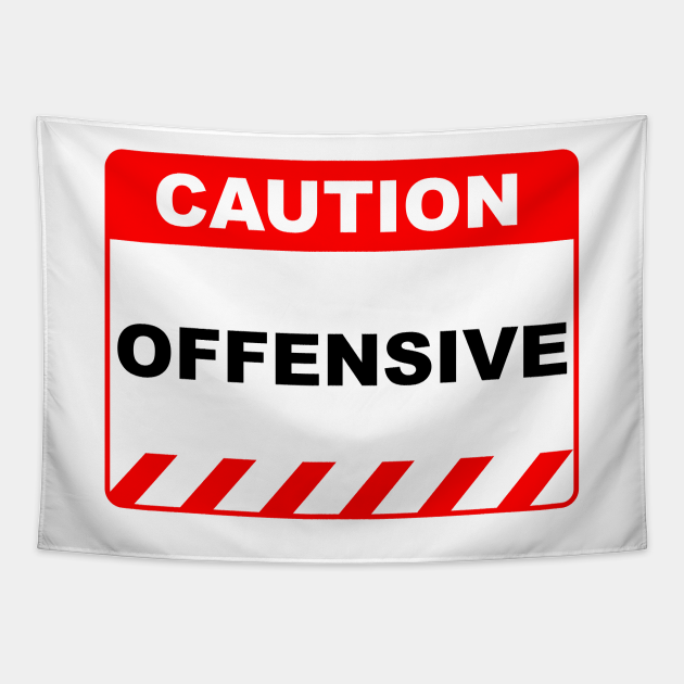 Funny Human Caution Label Offensive Warning Sign - Over It - Tapice | TeePublic MX
