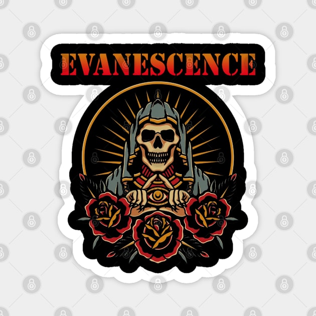 skull triangle evanescence Magnet by Art by neschtoons