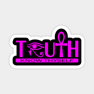 Truth Know Thyself Ankh Magnet