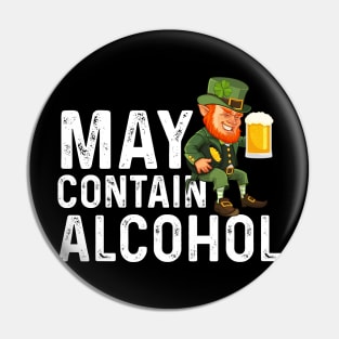 May Contain Alcohol Pin