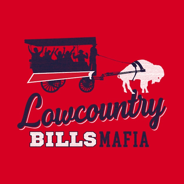 Chucktown Mafia Carriage - Red by Lowcountry Bills Mafia