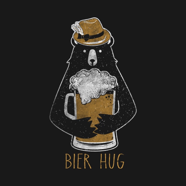 Funny Oktoberfest Bier Beer Bear Hug German Party by bigraydesigns