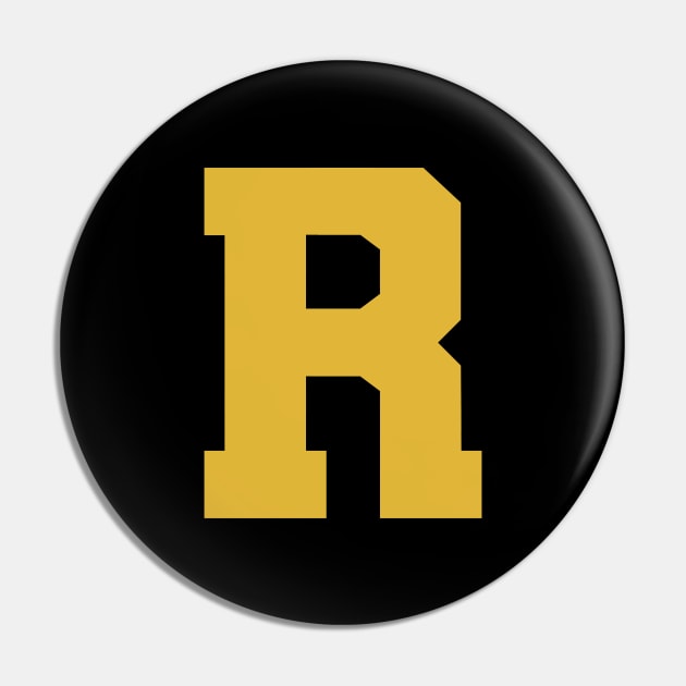 "R" (comic book high school letter) Pin by DCMiller01