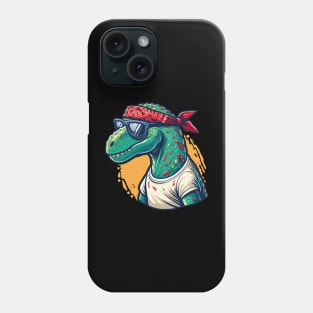 Cool Dinosaur with Sunglasses Phone Case