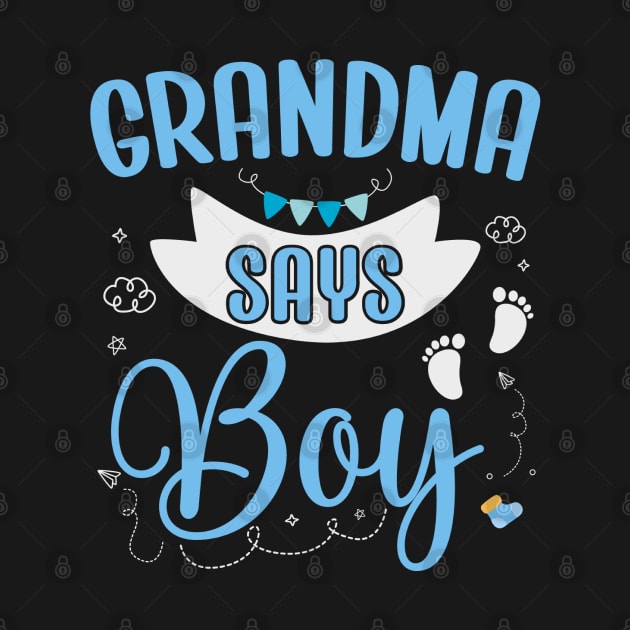 Grandma says Boy cute baby matching family party by ARTBYHM