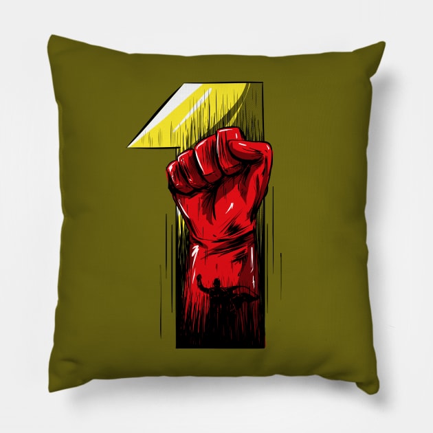 1 Punch! Pillow by Gil