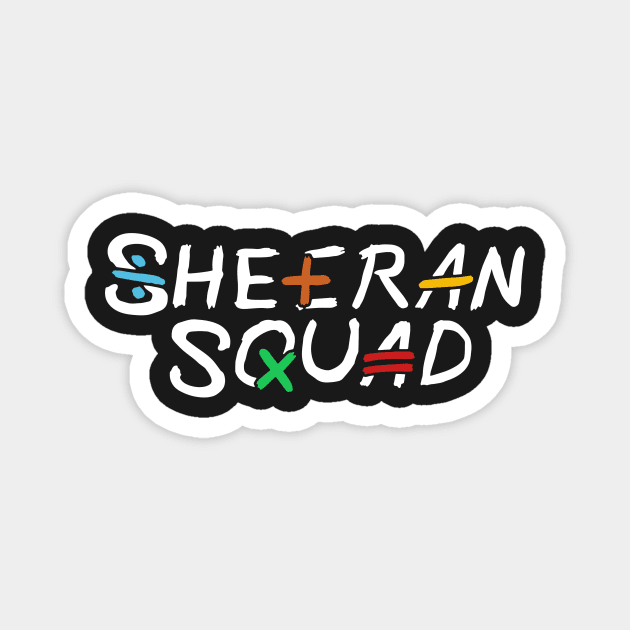 Ed Sheeran shape of you albums Squad 2 The Mathematics Tour 2023 Magnet by TDH210