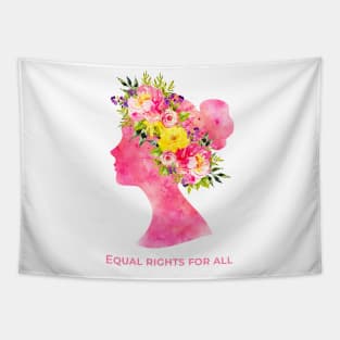 EQUAL RIGHTS FOR ALL - 8 MARCH WOMENS DAY Tapestry