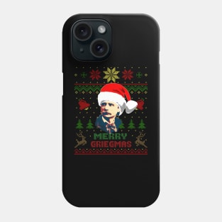 Edvard Grieg Merry Griegmas Funny Christmas Phone Case