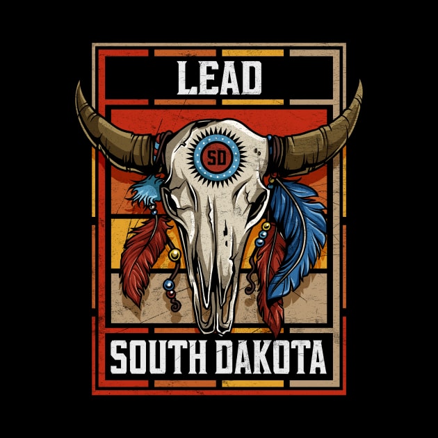 Lead South Dakota Native American Bison Skull by SouthDakotaGifts