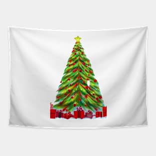 Christmas tree Tapestry