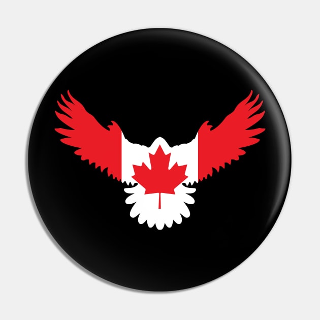 Eagle Canada Flag Pin by mstory