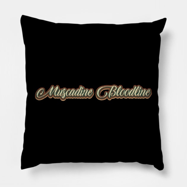 vintage tex Muscadine Bloodline Pillow by Rada.cgi