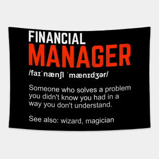 Financial Manager Definition Gift Tapestry