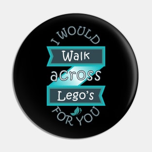 Walk across Legos Pin