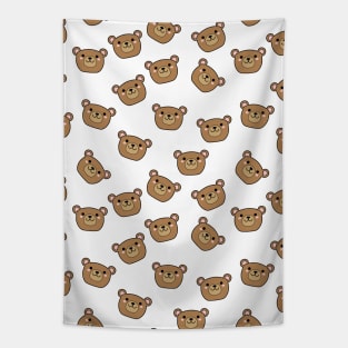 Cute Bear Kawaii Pattern Tapestry